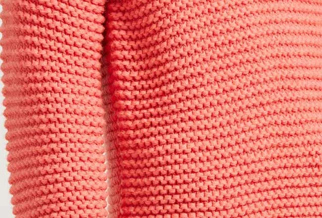 Coral links-stitch knitted fabric texture by lpknit