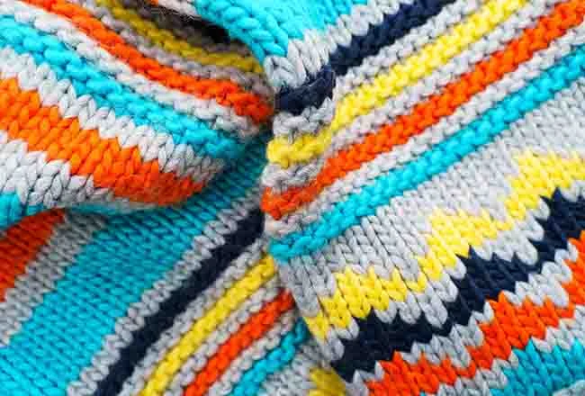 Multicolour jacquard knit pattern by lpknit