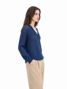 BC Alternative Women’s Early autumn New Product – Mohair Long-Sleeve Knit Shirt — 50% mohair, 36% nylon, 14% wool knitw