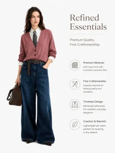 Cashmere cardigan with monili — 100% CASHMERE knitwear, view 6