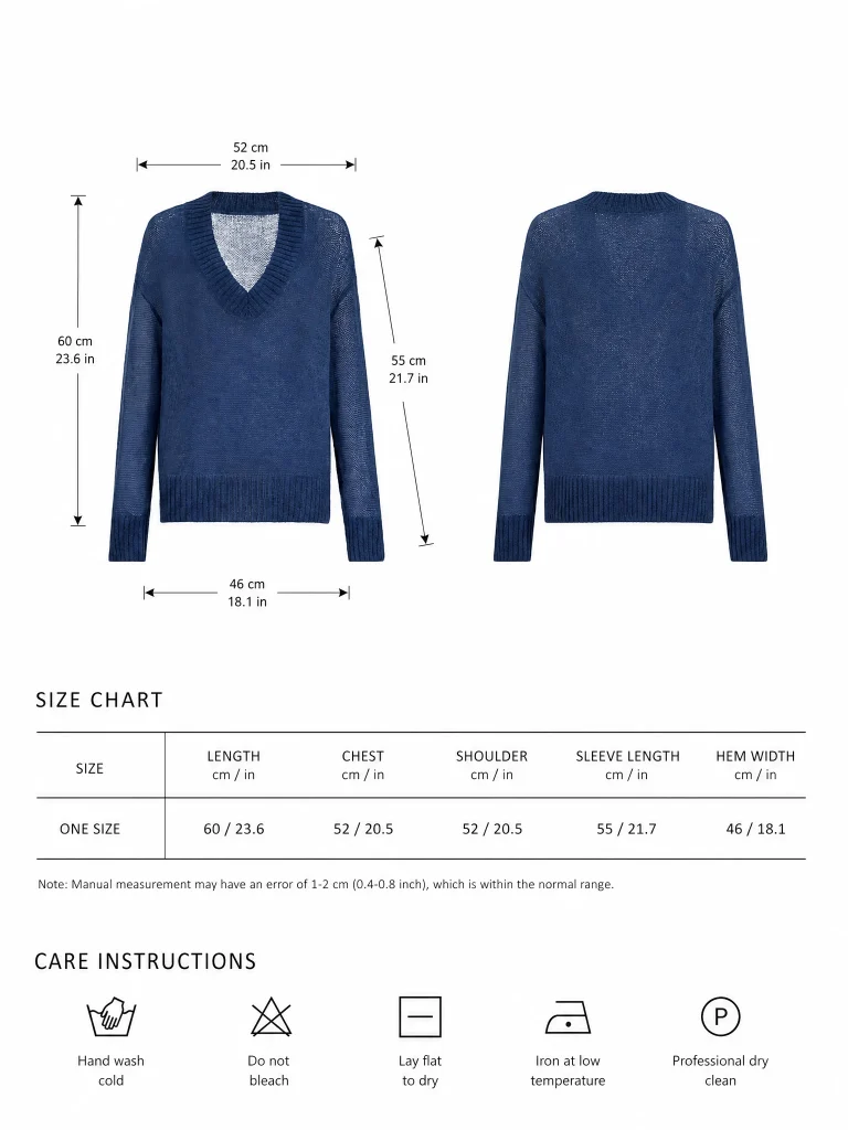 BC Alternative Women’s Early autumn New Product – Mohair Long-Sleeve Knit Shirt — 50% mohair, 36% nylon, 14% wool knitw