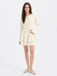 Openwork Cotton Knit Cardigan — 100% Cotton knitwear, view 5