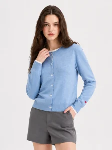 Wool Crewneck Cardigan — 100% Wool knitwear by lpknit