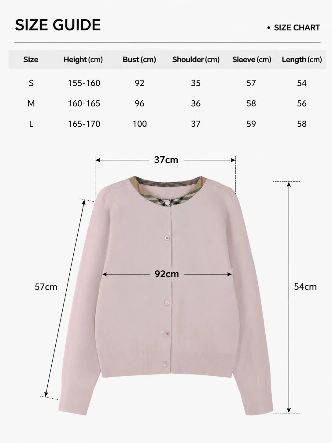 Round-Neck Wool Blend Cardigan — Polyester / Cotton Wool / Acrylic Blend knitwear, view 8