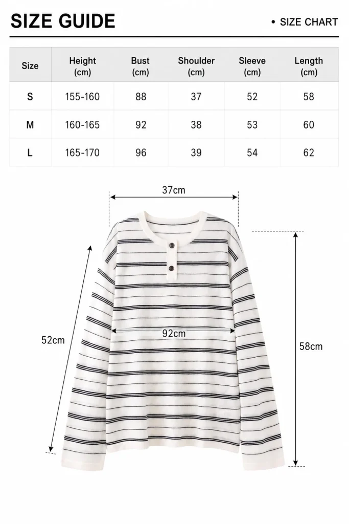 Striped Henley Knit Top — Man knitwear, view 8