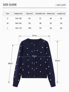 Wool-Blend Printed Cardigan — Wool / Acrylic / Polyester / Nylon Blend knitwear, view 8