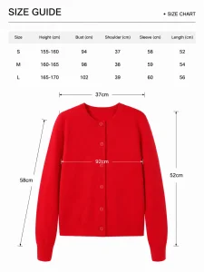 Fine-Knit Round-Neck Cardigan — Wool / Polyester / Viscose / Nylon Blend knitwear, view 8