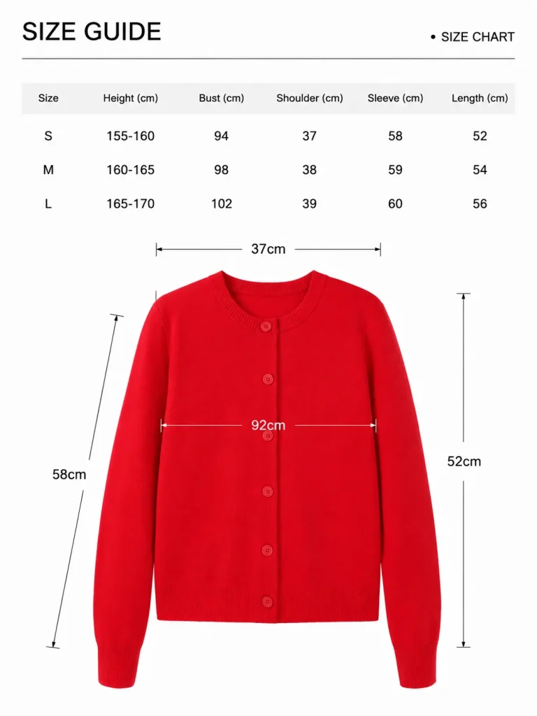 Fine-Knit Round-Neck Cardigan — Wool / Polyester / Viscose / Nylon Blend knitwear, view 8
