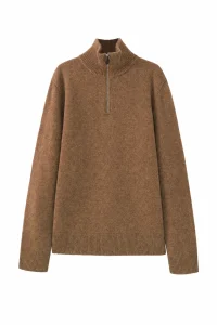 Wool Half-Zip Sweater — 100% Wool knitwear, view 6