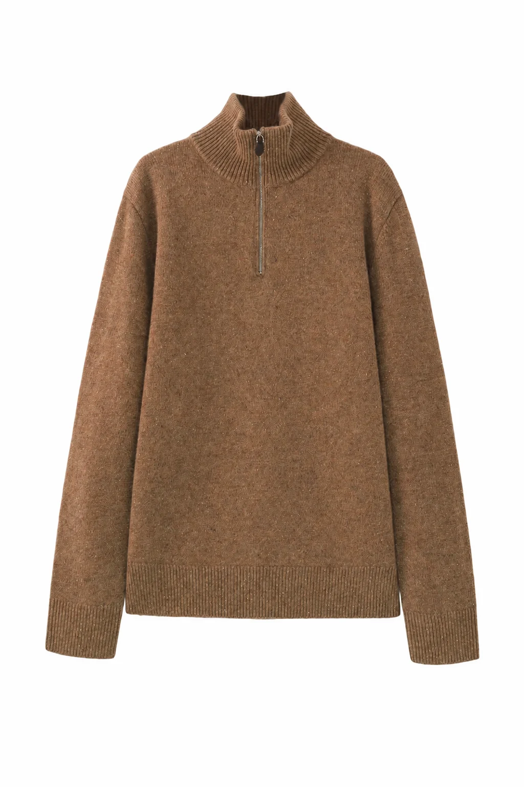 Wool Half-Zip Sweater — 100% Wool knitwear, view 6