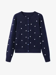 Wool-Blend Printed Cardigan — Wool / Acrylic / Polyester / Nylon Blend knitwear, view 6