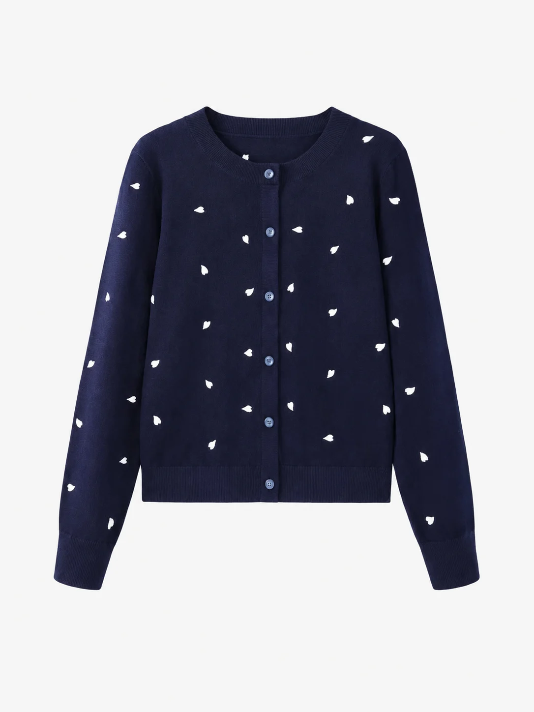 Wool-Blend Printed Cardigan — Wool / Acrylic / Polyester / Nylon Blend knitwear, view 6