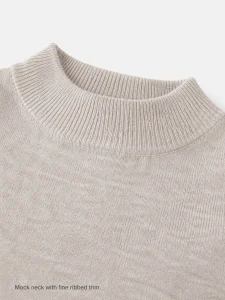 Slim Merino Blend Knit Top — Merino Wool / Viscose / Polyester Blend knitwear, view 7